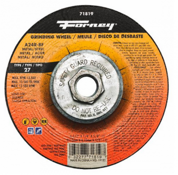 Image of item: Grinding Wheel metal 4.5"x1/4"x5/8"-11